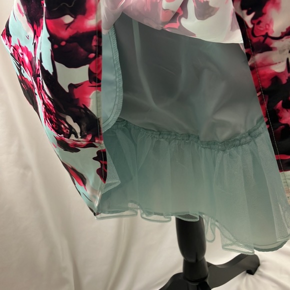 Blondie nites by Stacy Sklar floral print skirt size 1 (xtra small) - Picture 4 of 15